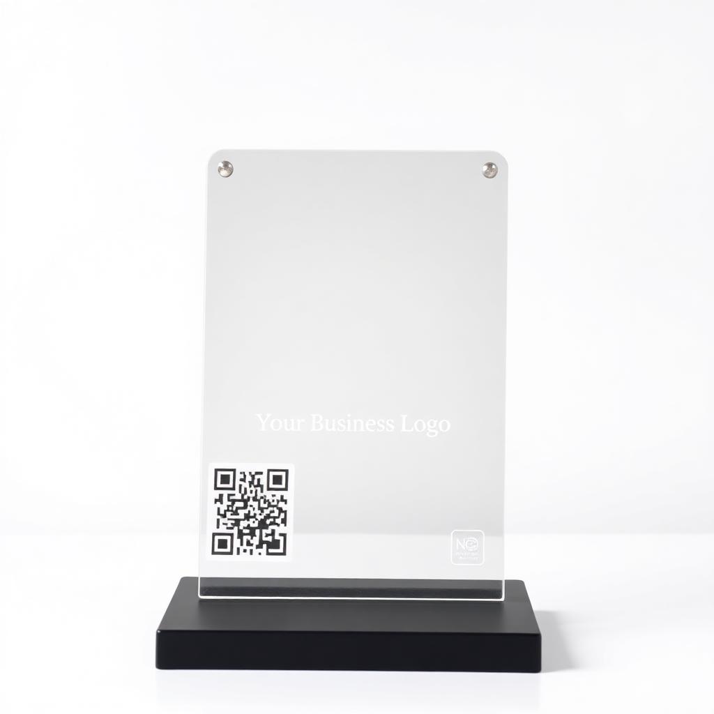 Example custom branded review card