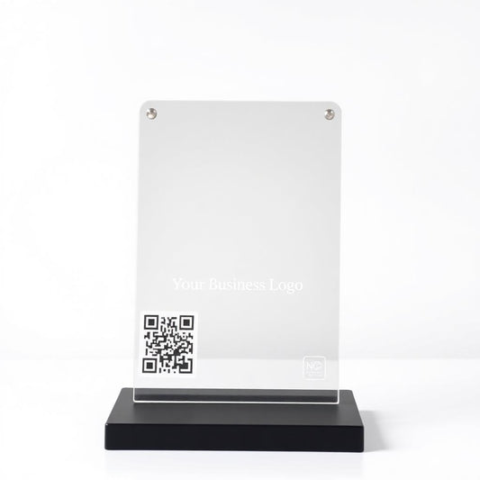 Custom Branded Tap Review Stand