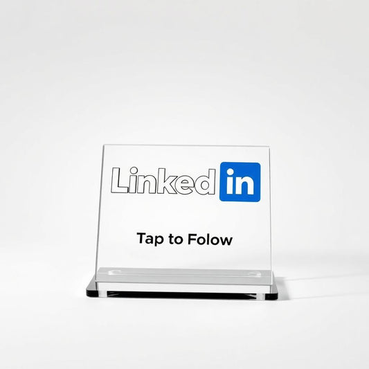 NFC LinkedIn Follow Stand